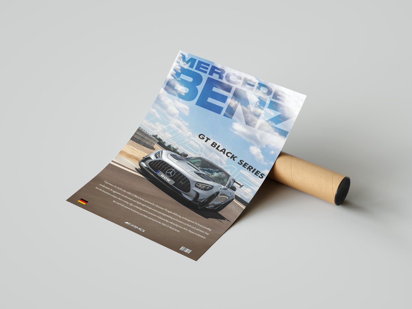 Mercedes AMG GT Concept Poster