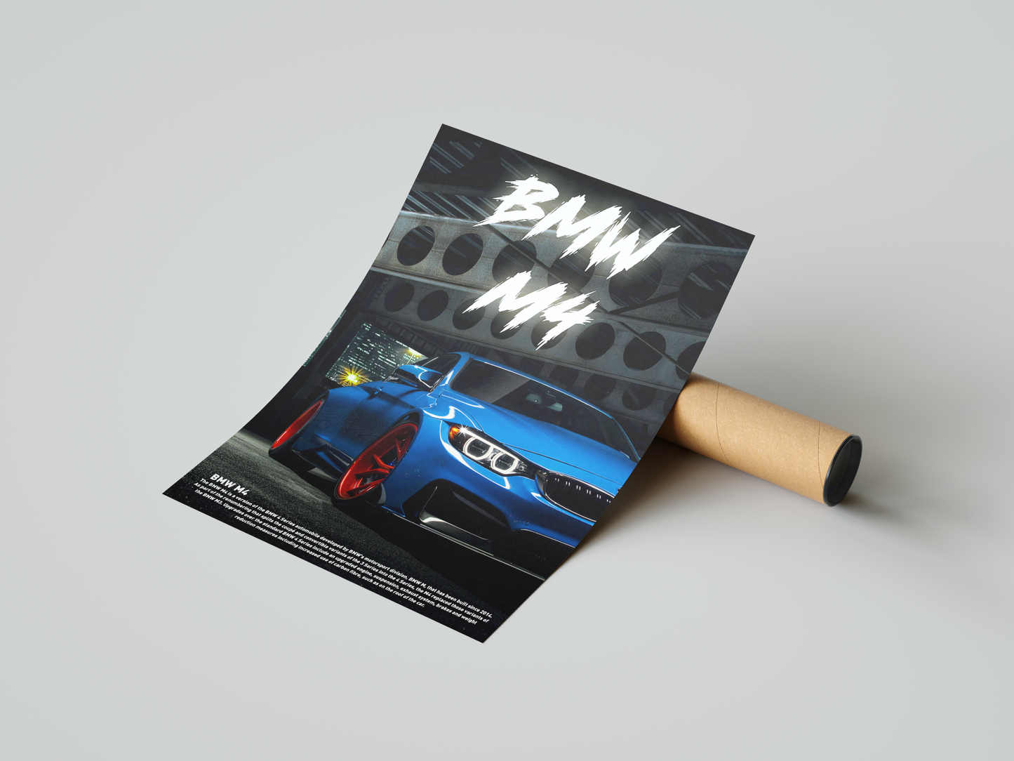 BMW M4 Concept Poster