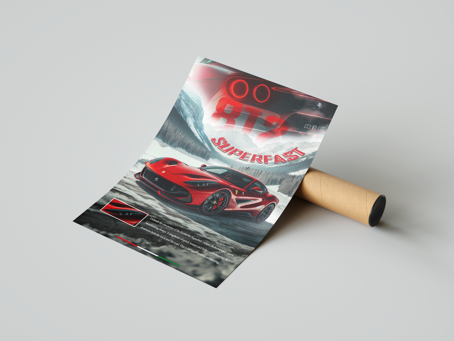 Ferrari 812 Superfast Concept Poster