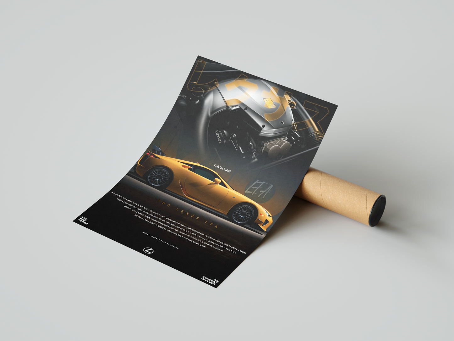 Lexus LFA Concept Poster