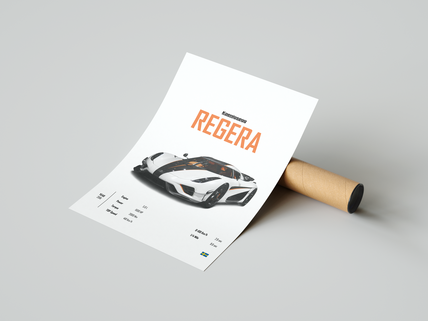Koenigsegg Regera 'CORE' Poster