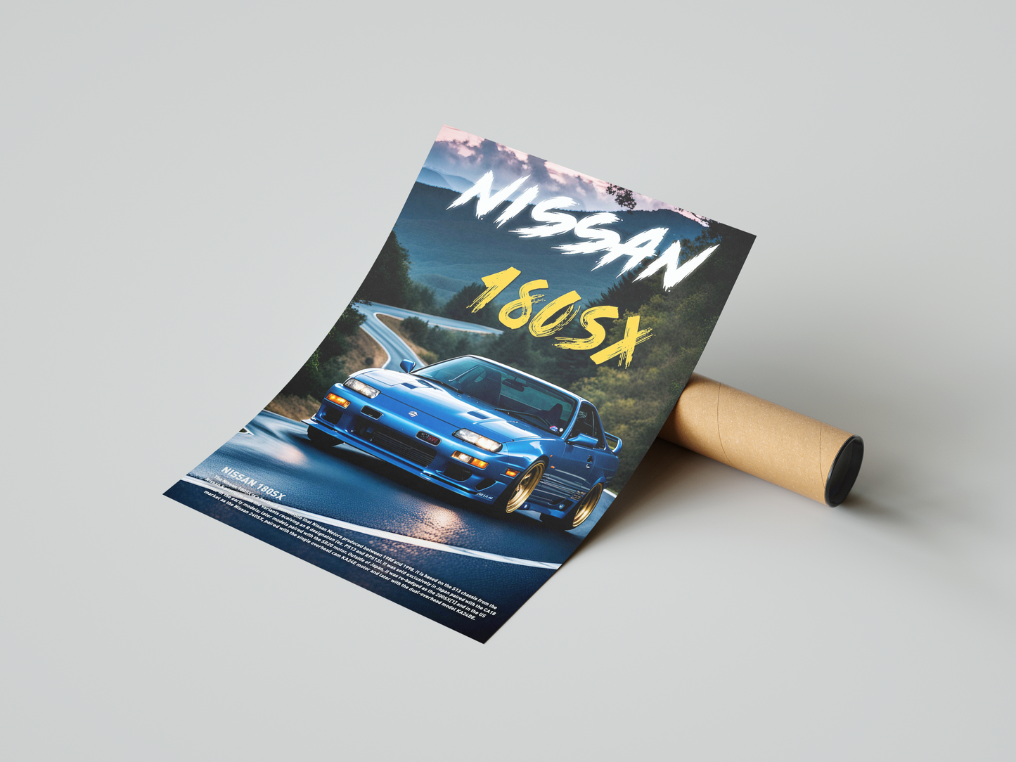 Nissan 180SX Concept Poster