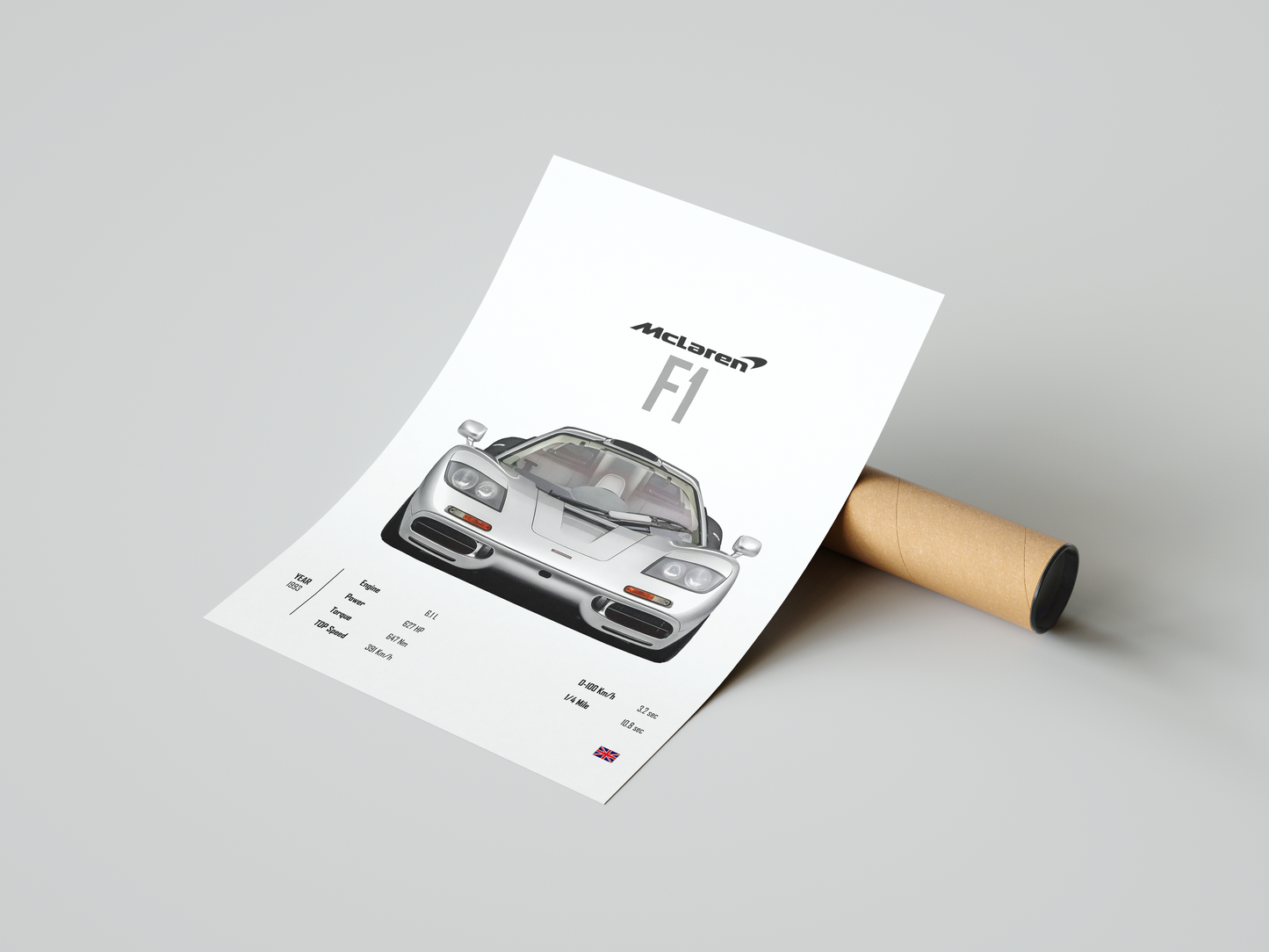 McLaren F1 'CORE' Poster