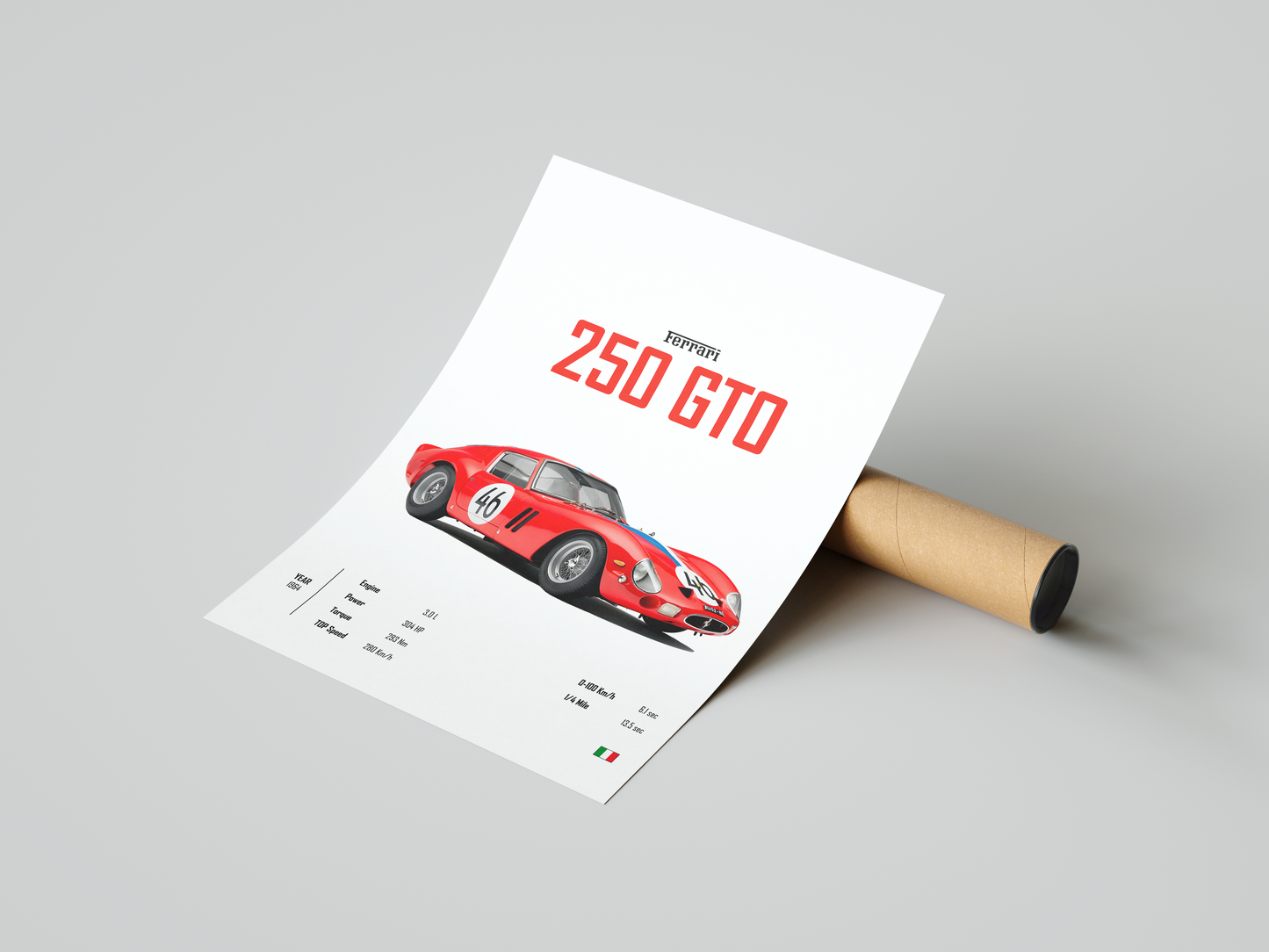 Ferrari 250 GTO 'CORE' Poster