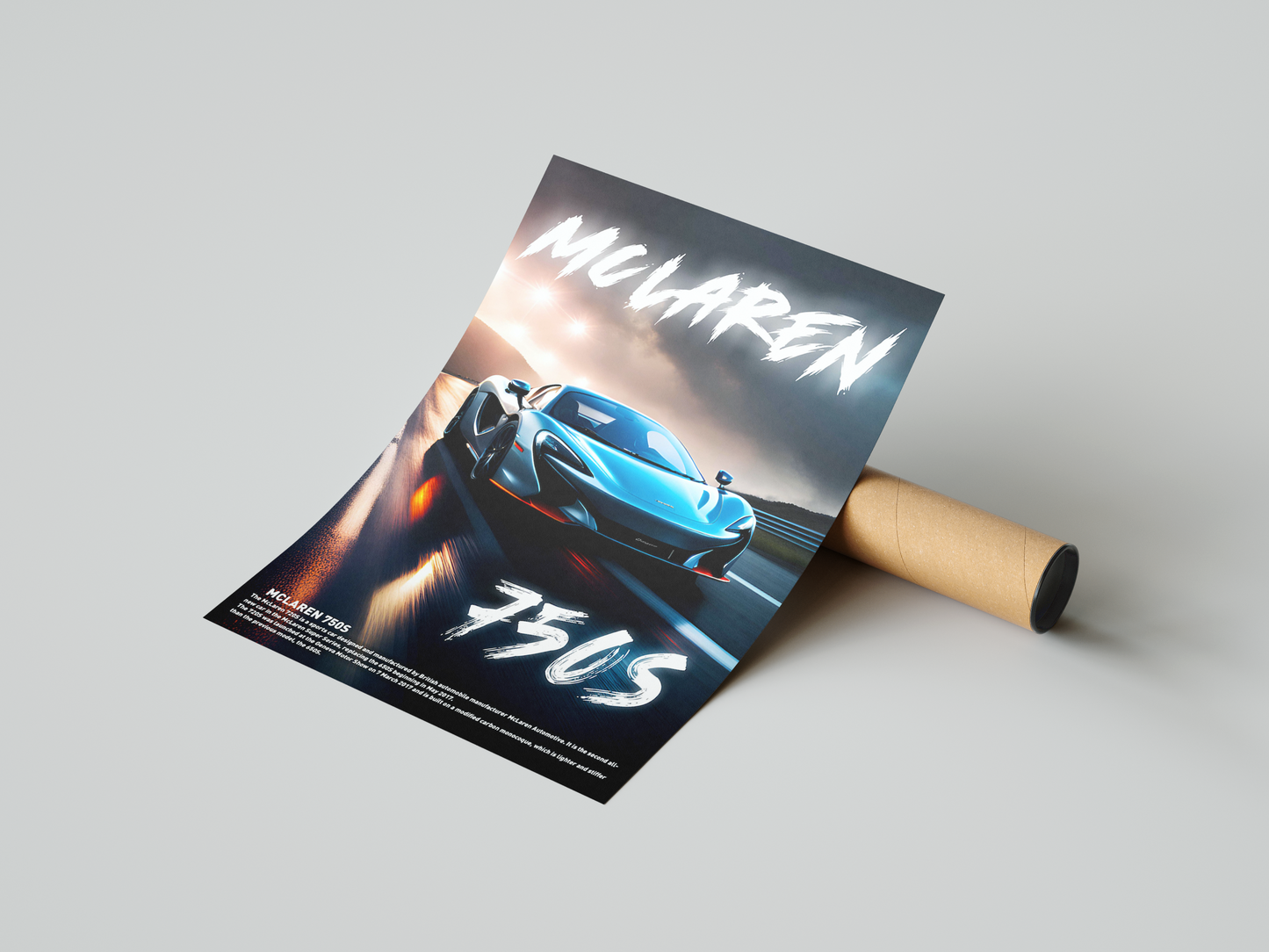 McLaren 750S Concept Poster