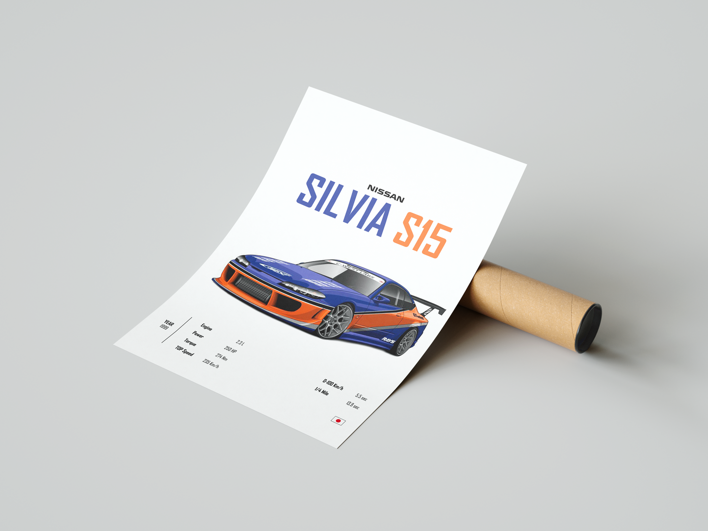 Nissan Silvia S15 'CORE' Poster