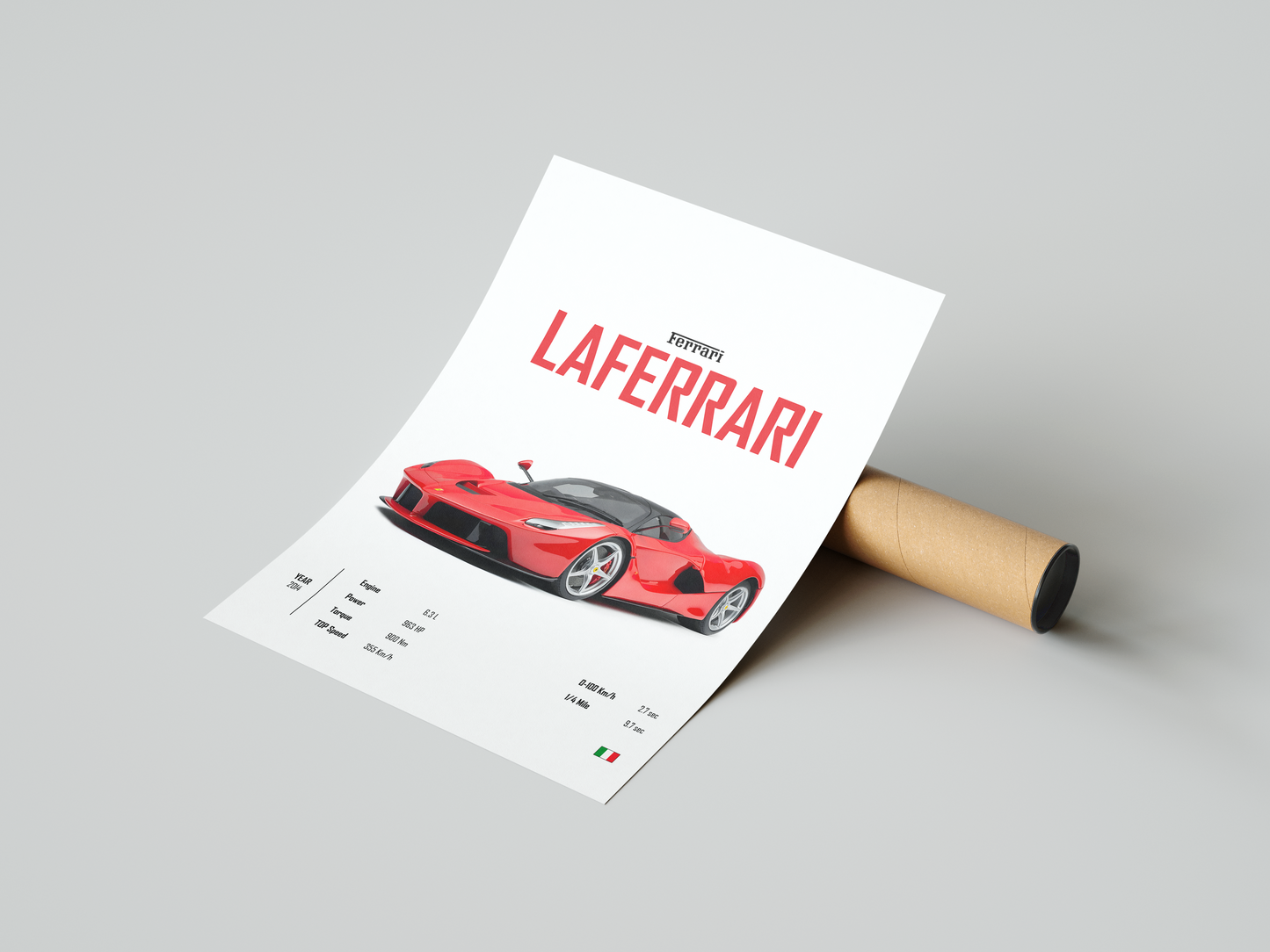 Ferrari LaFerrari 'CORE' Poster