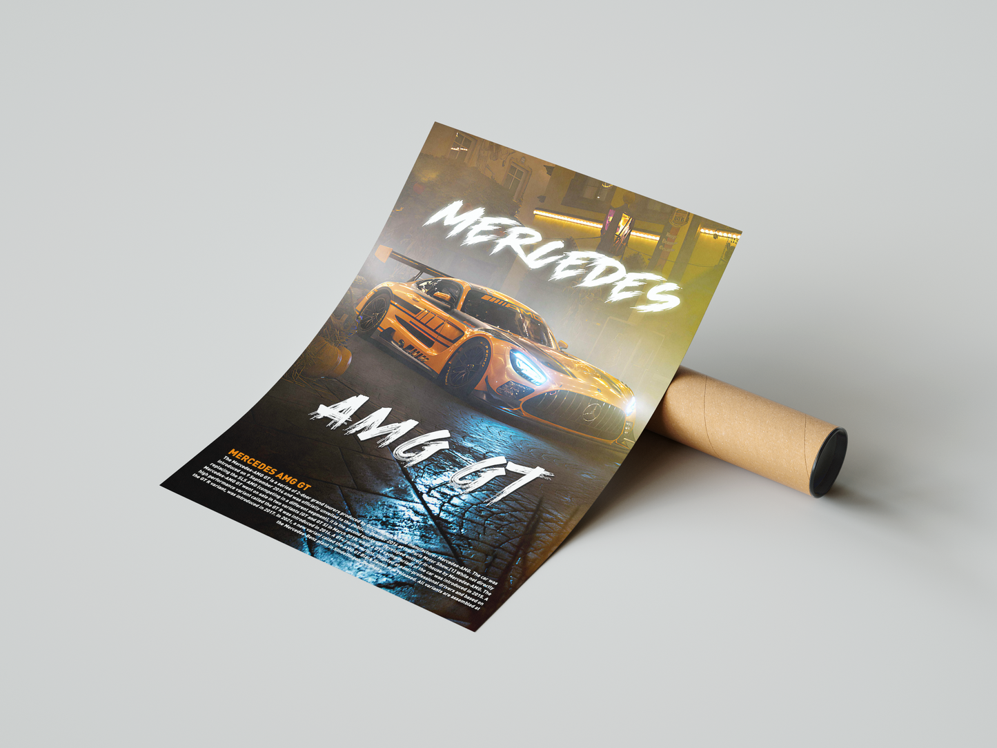 Mercedes AMG GT Concept Poster