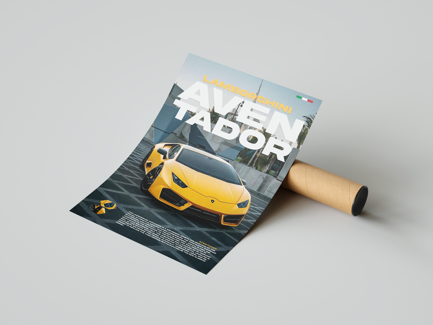 Lamborghini Aventador Concept Poster