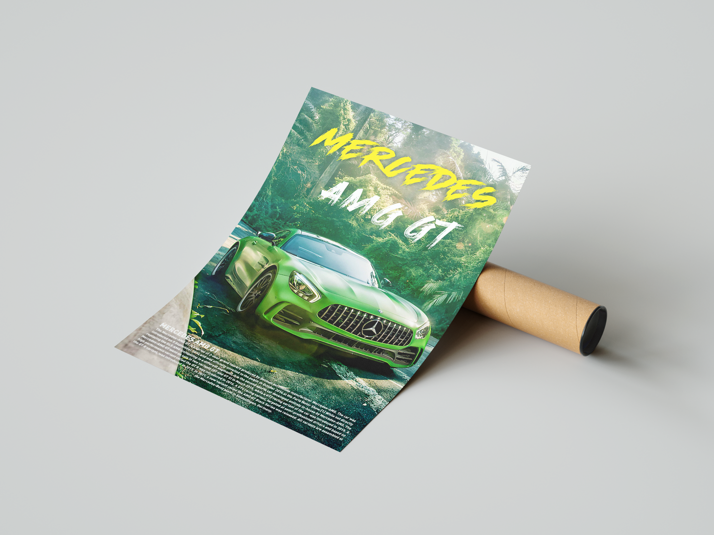 Mercedes AMG GT Concept Poster