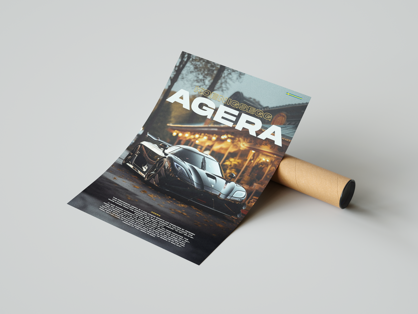 Koenigsegg Agera Concept Poster