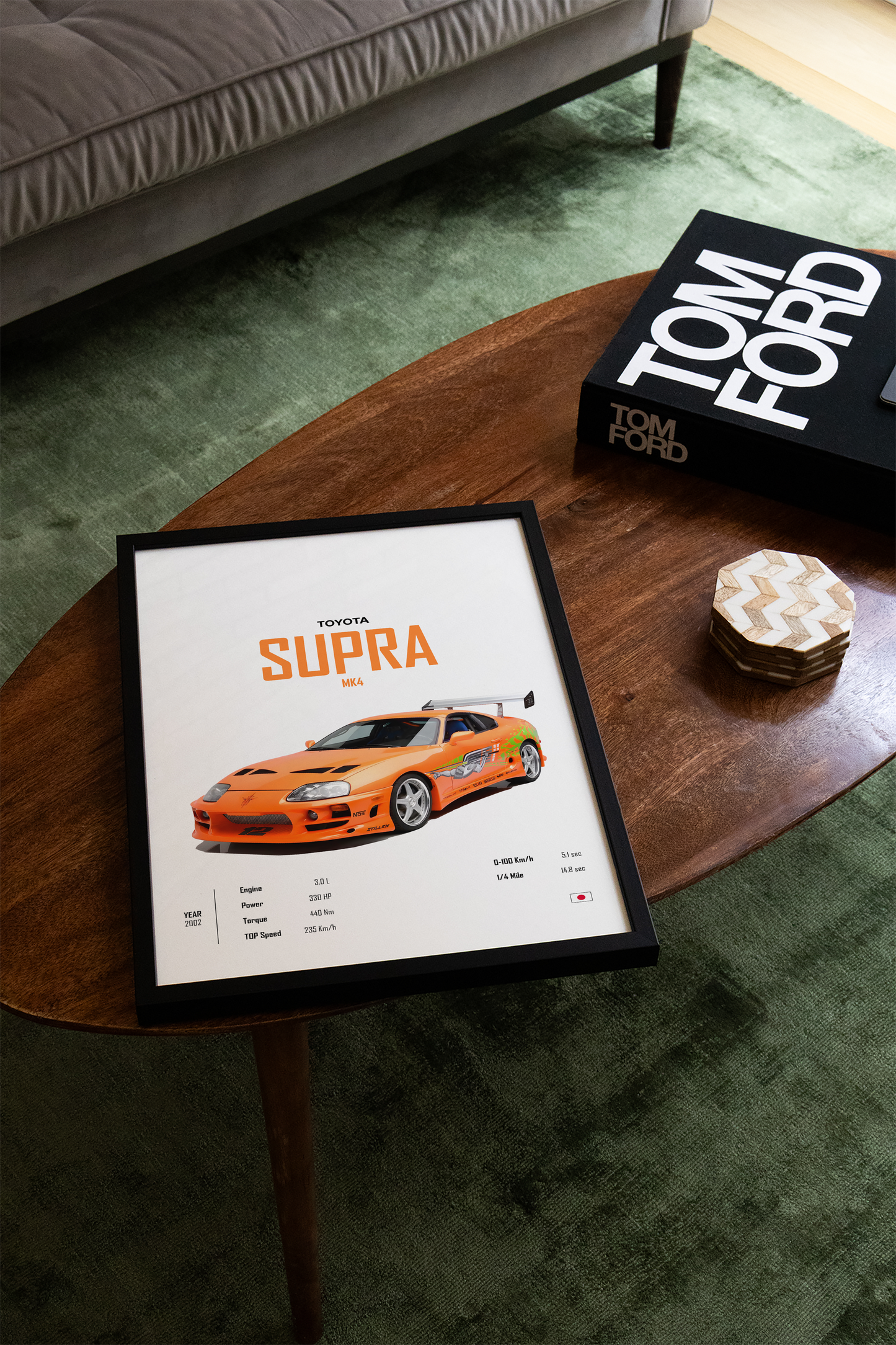 Toyota Supra MK4 'CORE' Poster