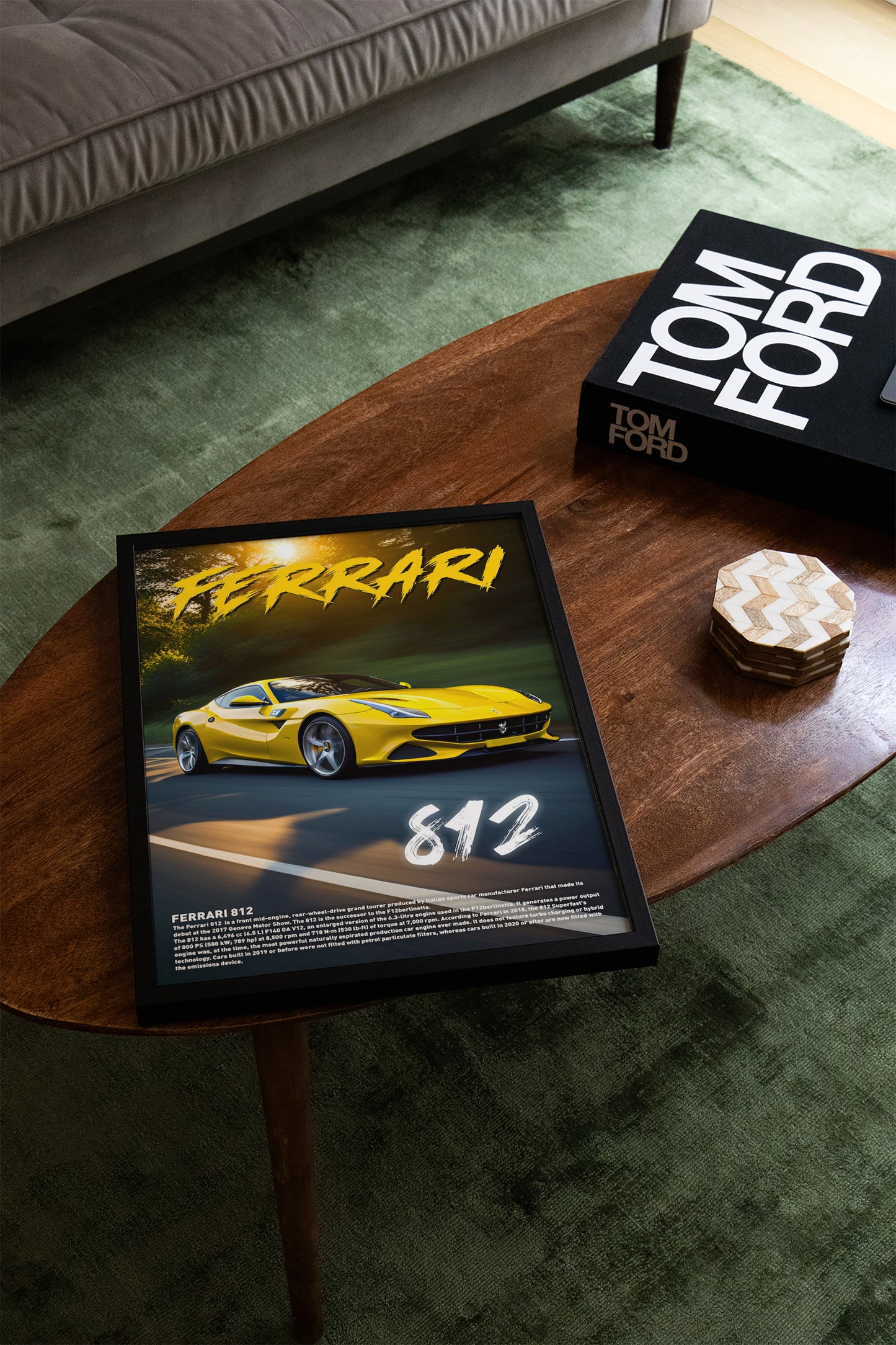 Ferrari 812 Concept Poster