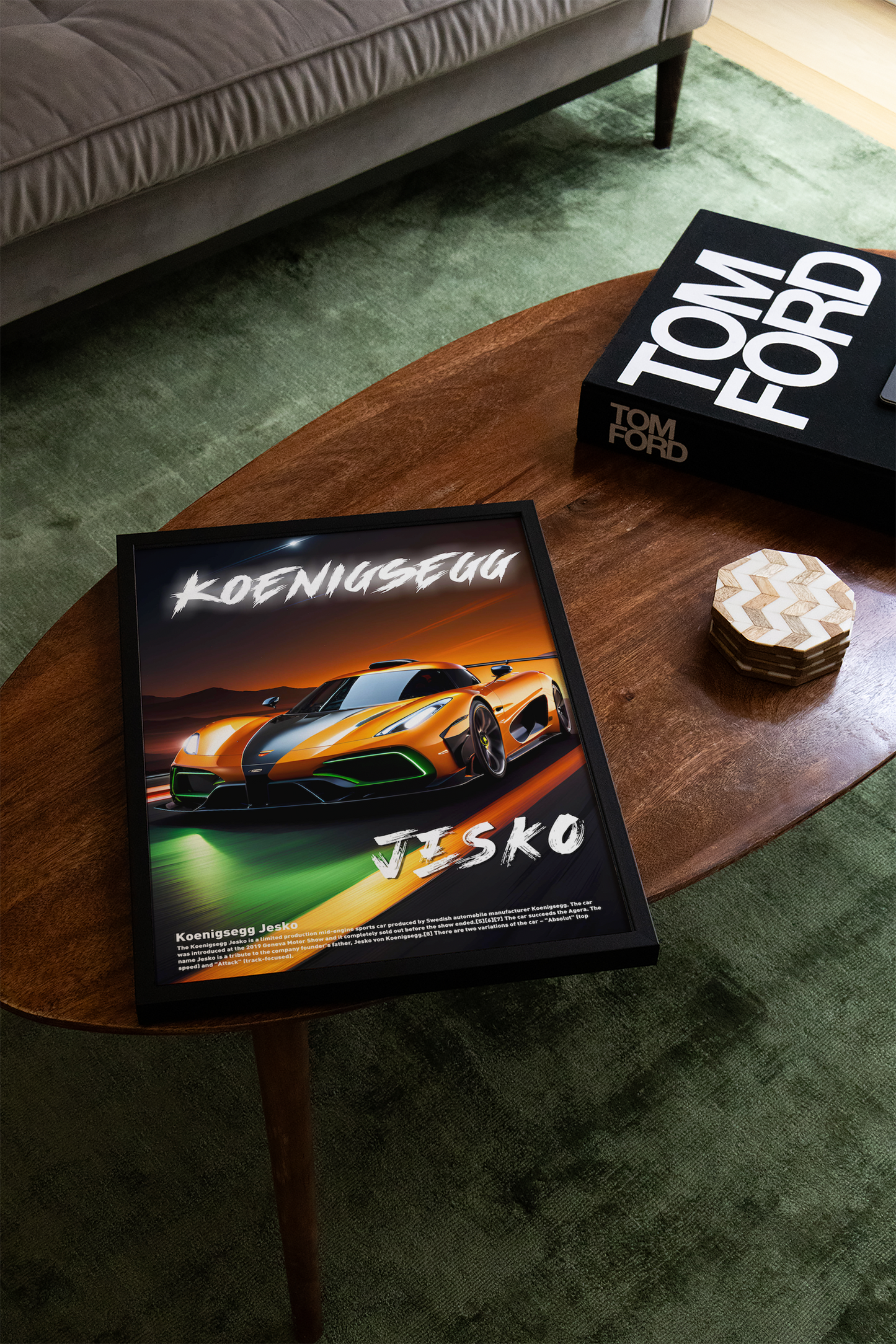Koenigsegg Jesko Concept Poster
