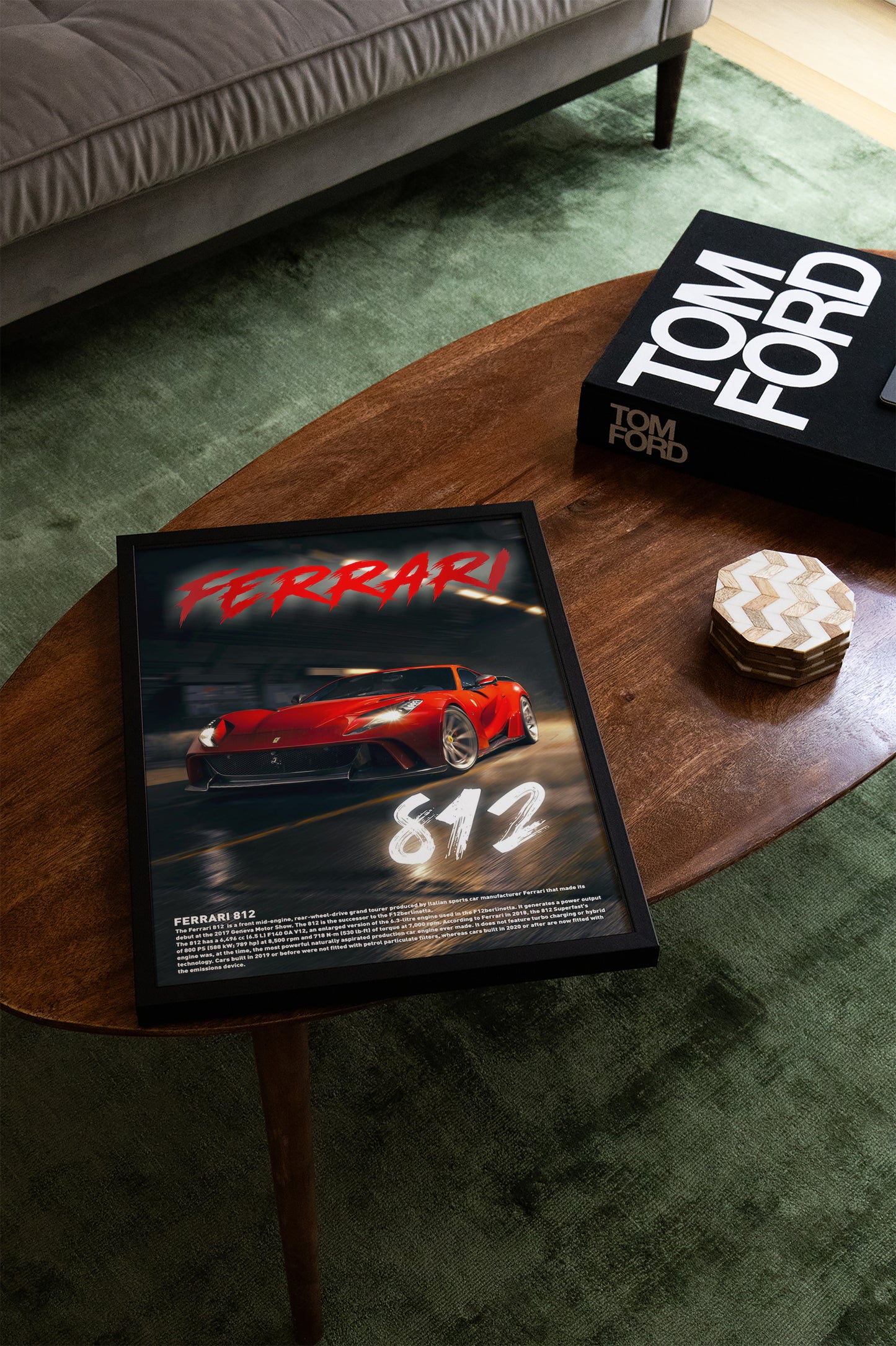 Ferrari 812 Concept Poster
