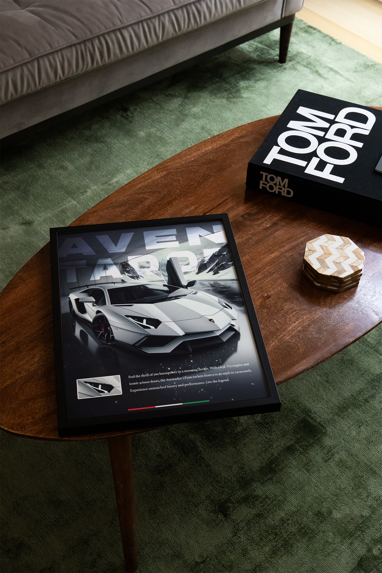 Lamborghini Aventador Concept Poster