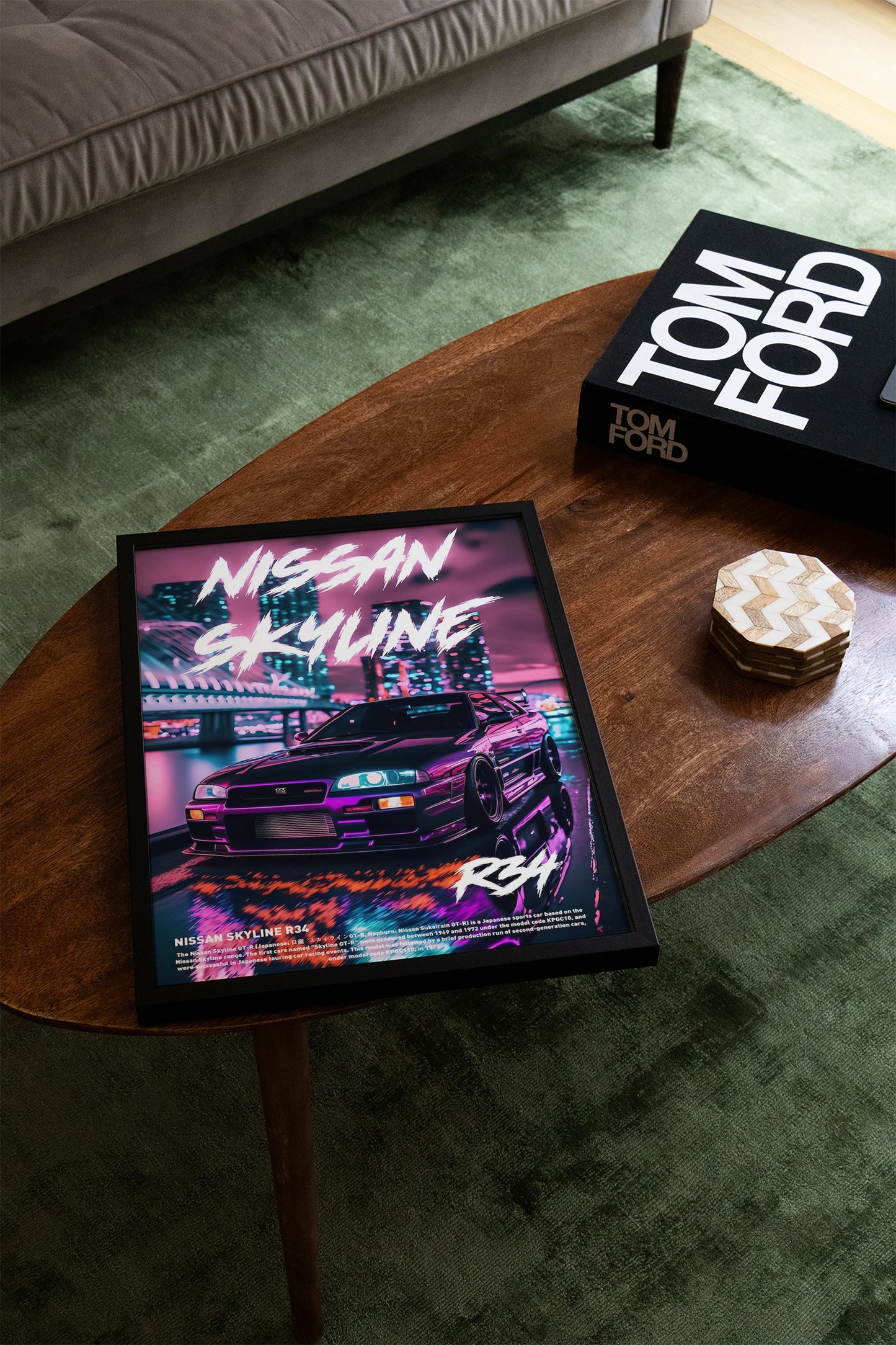 Nissan Skyline R34 Concept Poster