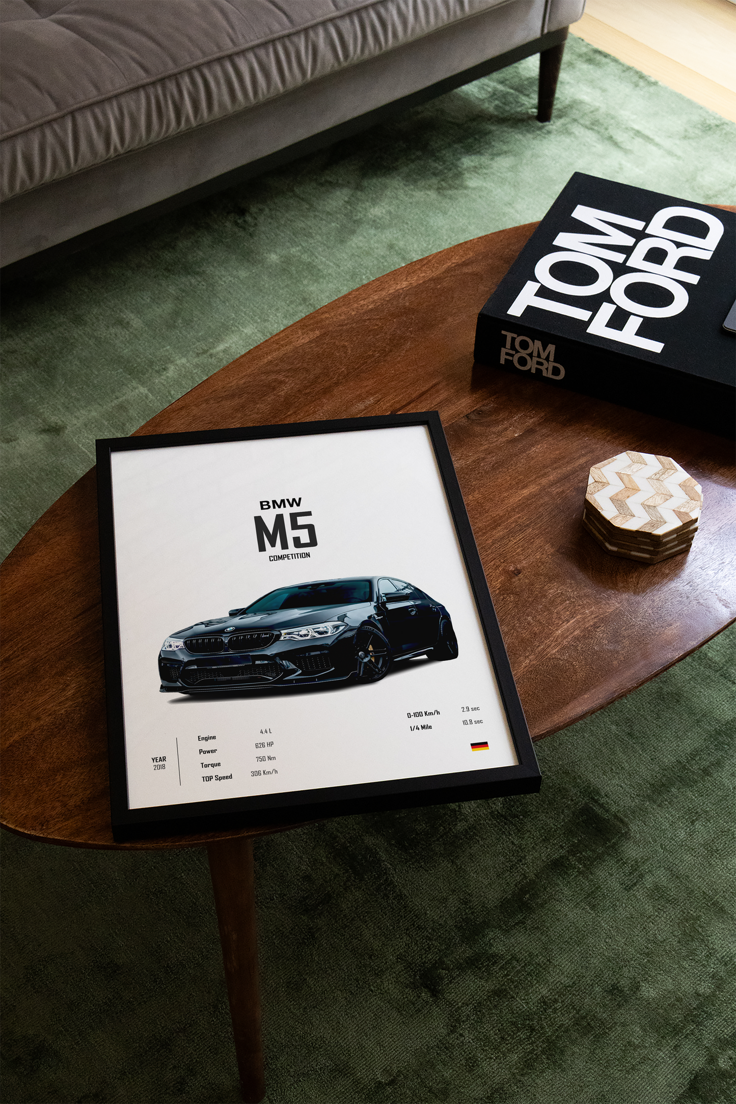 BMW M5 Competition 'CORE' Poster