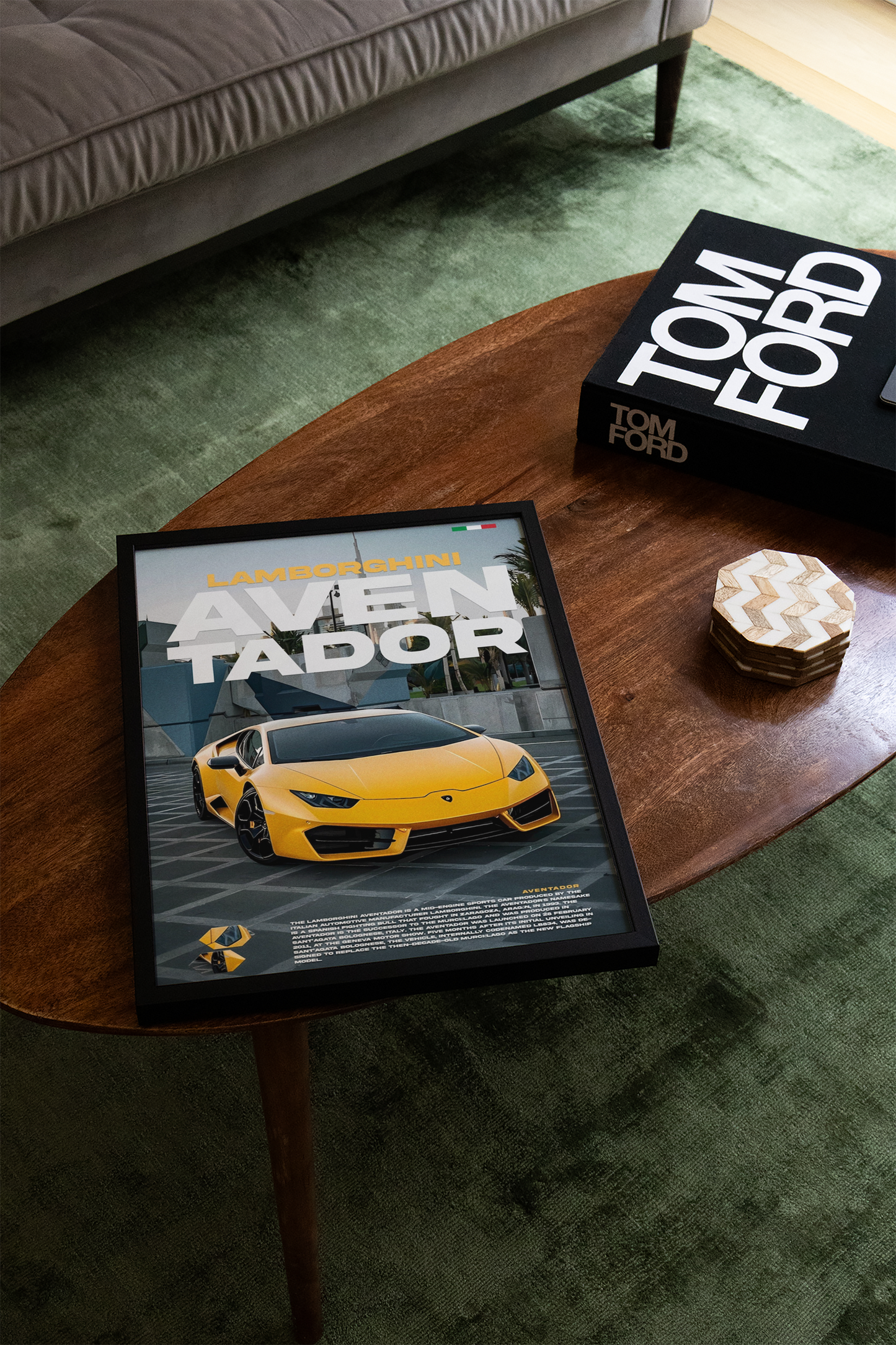 Lamborghini Aventador Concept Poster