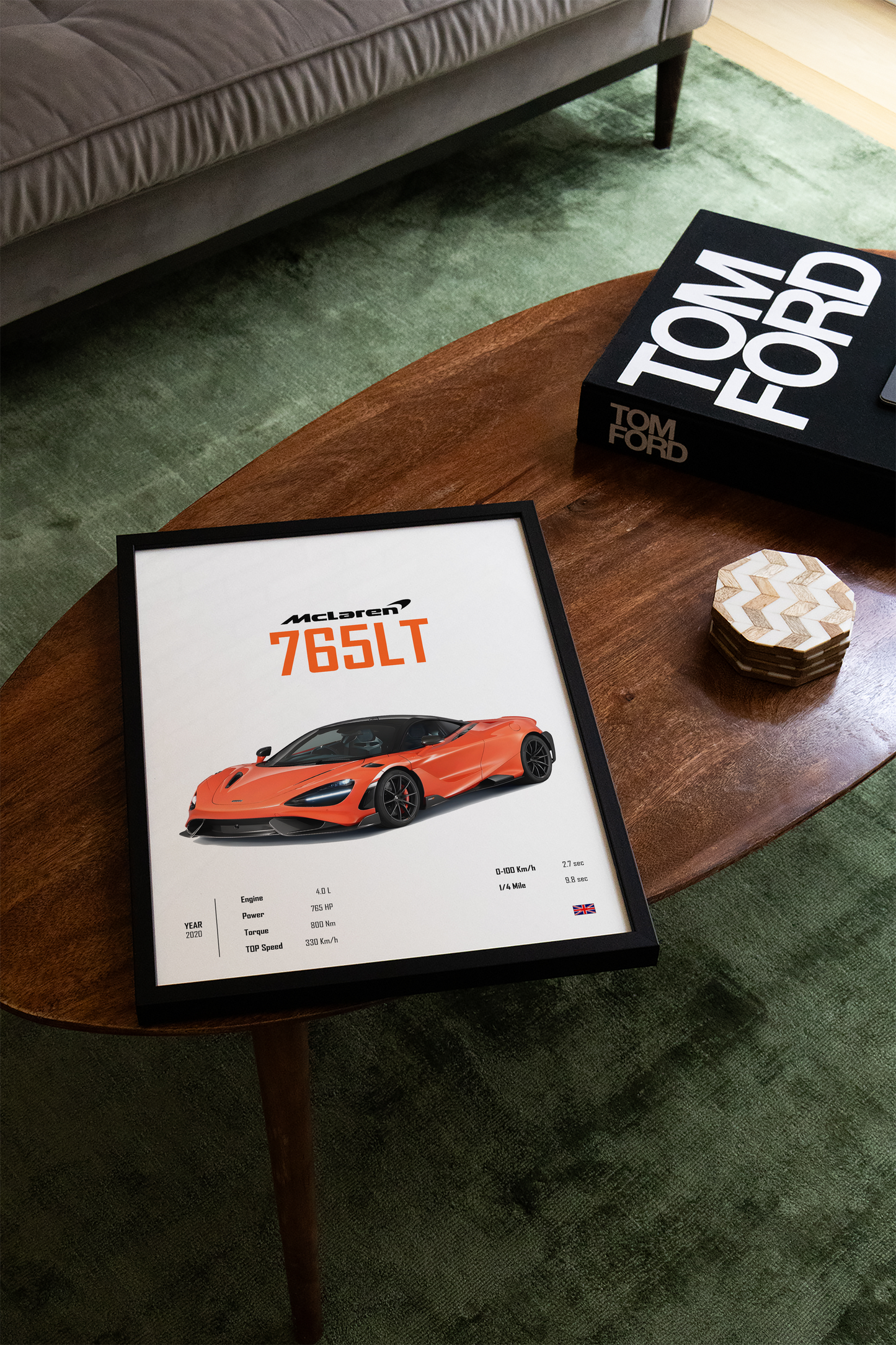 McLaren 765LT 'CORE' Poster