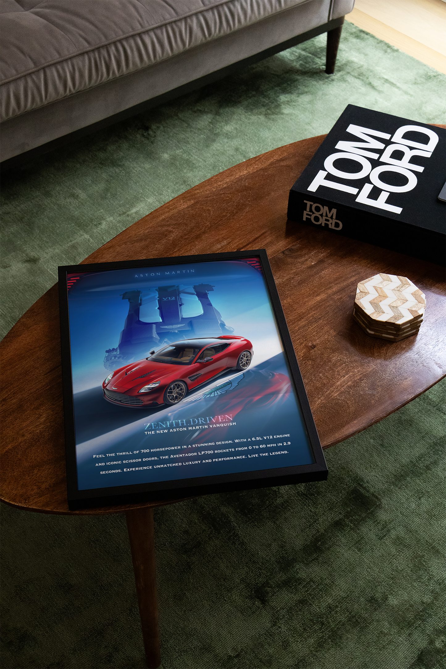 Aston Martin Vanquish Concept Poster