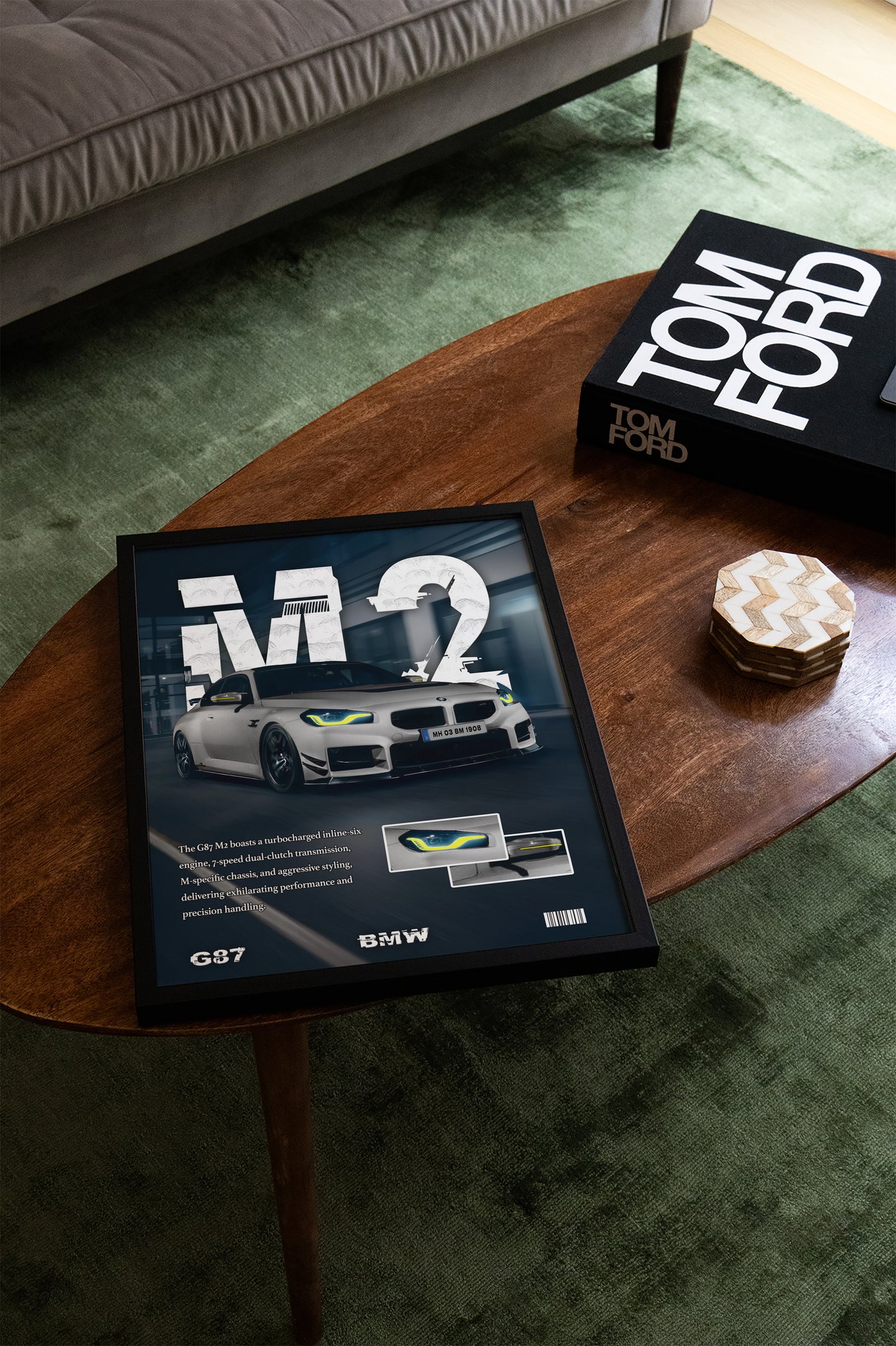 BMW M2 Details Poster