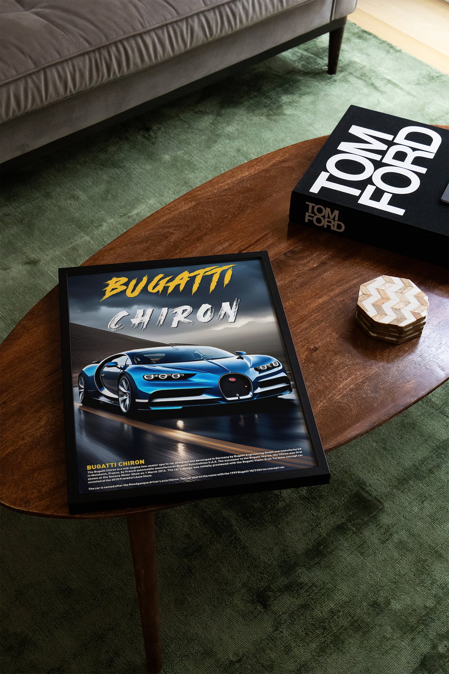 Bugatti Chiron Concept Poster