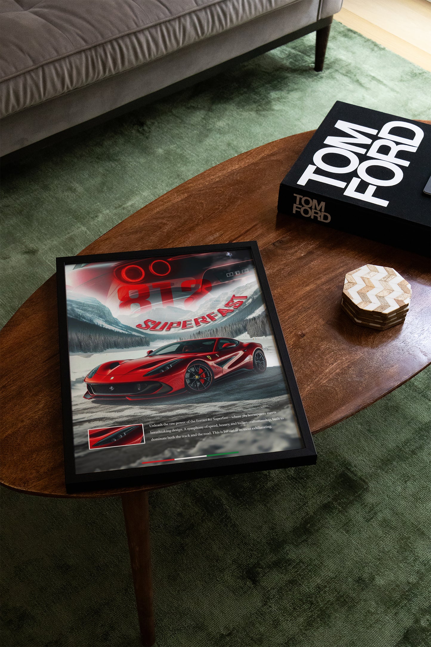Ferrari 812 Superfast Concept Poster