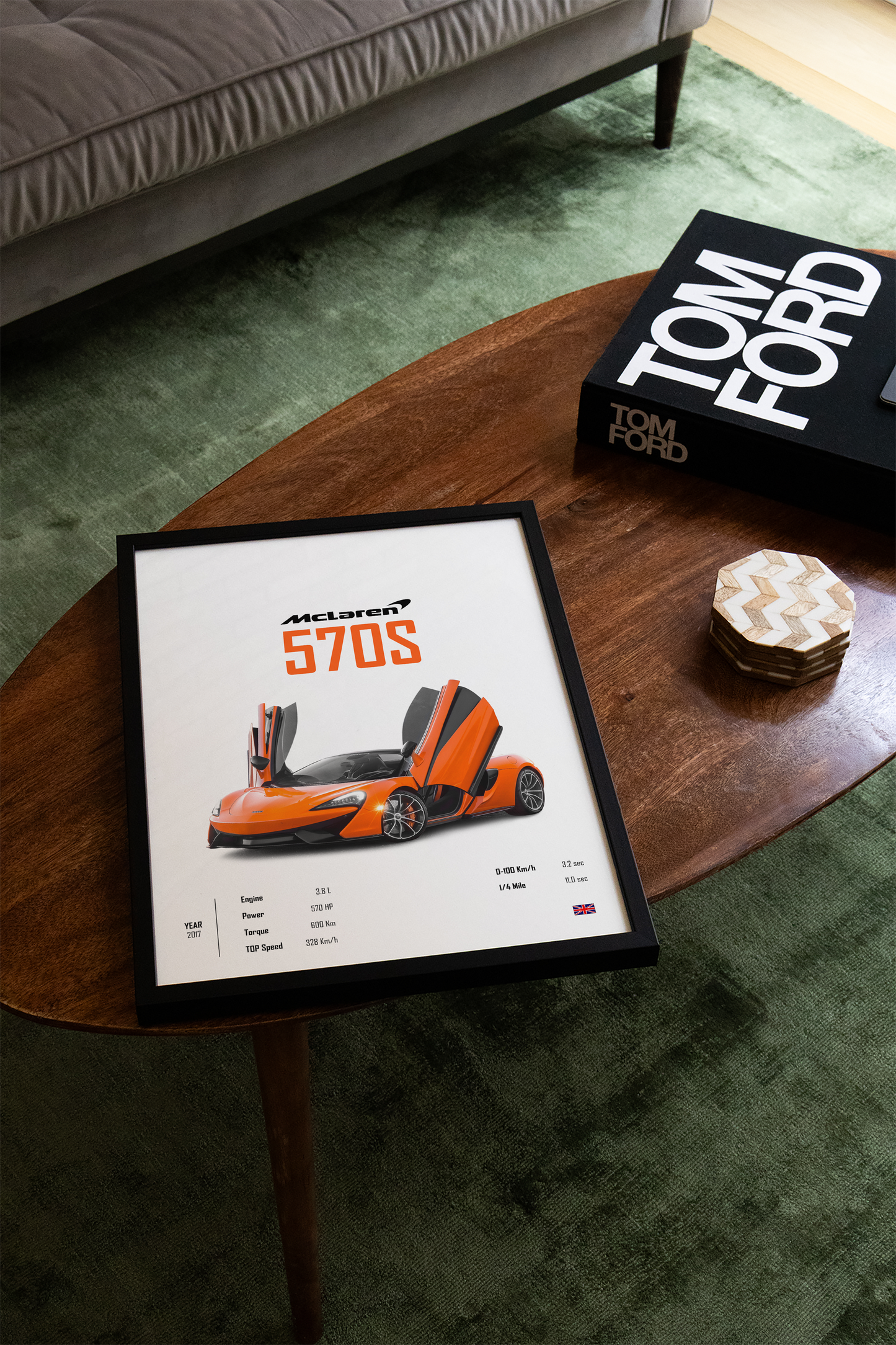 McLaren 570s 'CORE' Poster
