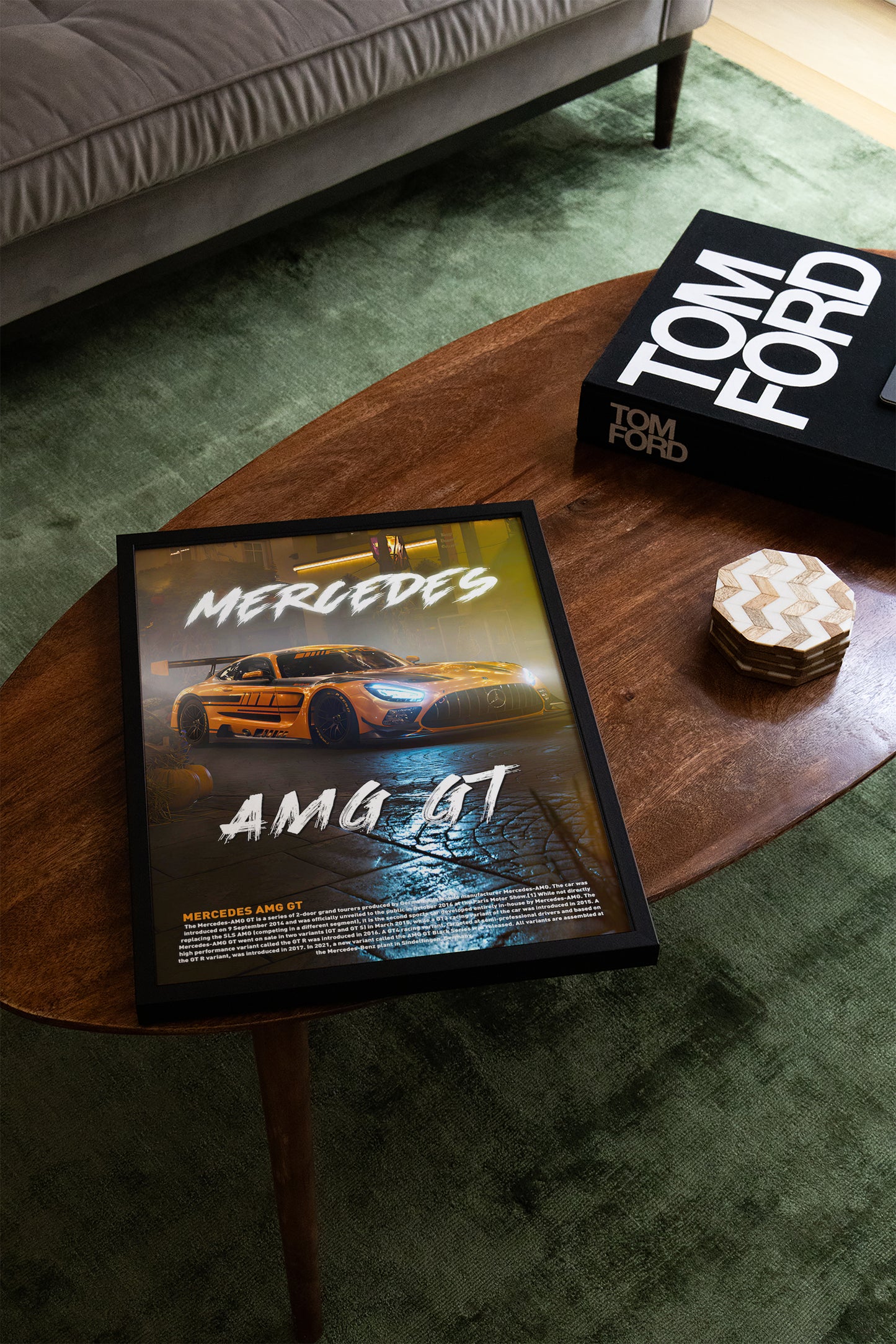 Mercedes AMG GT Concept Poster